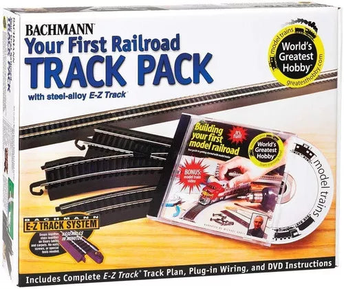 Riel De Aleacion De Acero Bachmann Vias Para Tren Con Dvd Color Negro