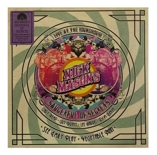 Nick Mason  Saucerful Secrets  Live Roundhouse Lp Vinyl