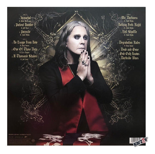 Ozzy Osbourne  Patient Number 9  2 Lp Vinyl
