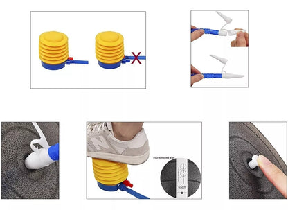 Pelota Para Hacer Ejercicio 85 Cm Azul Balancefrom