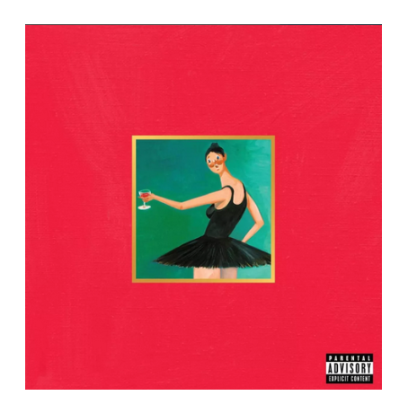 Kanye West My Beautiful Dark Twisted Fantasy Importado Disco Cd