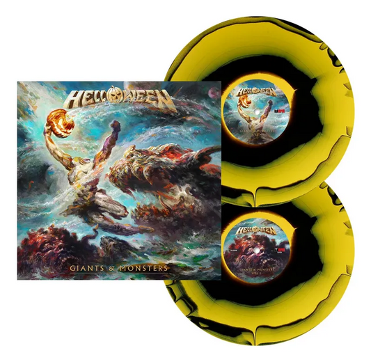Helloween Giants & Monsters Yellow Amarillo Lp Vinyl