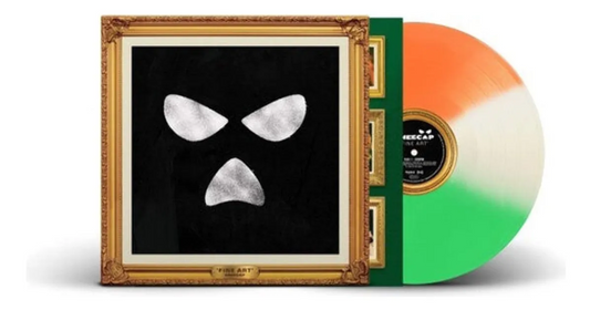 Kneecap Fine Art Green & White & Orange Lp Vinyl