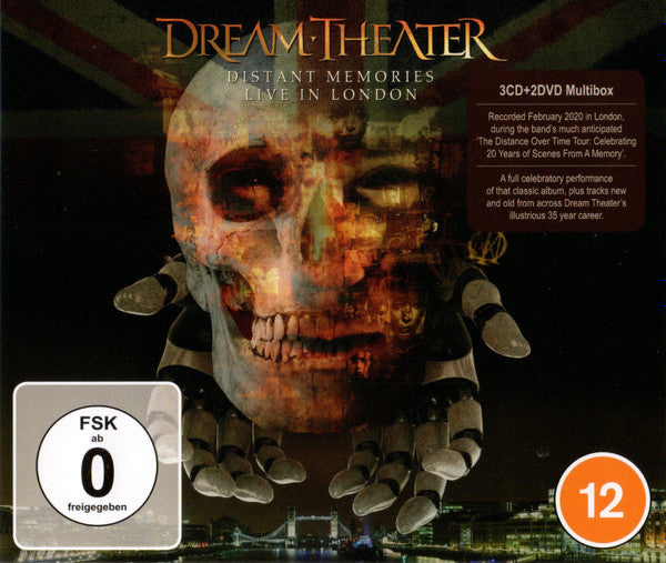 Dream Theater Distant Memories Live In London 3cd 2dvd Multibox