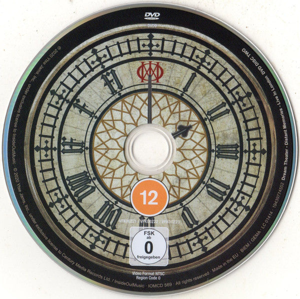 Dream Theater Distant Memories Live In London 3cd 2dvd Multibox