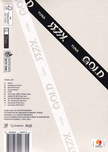 ** Itzy Gold Album Digipack / Version Yuna