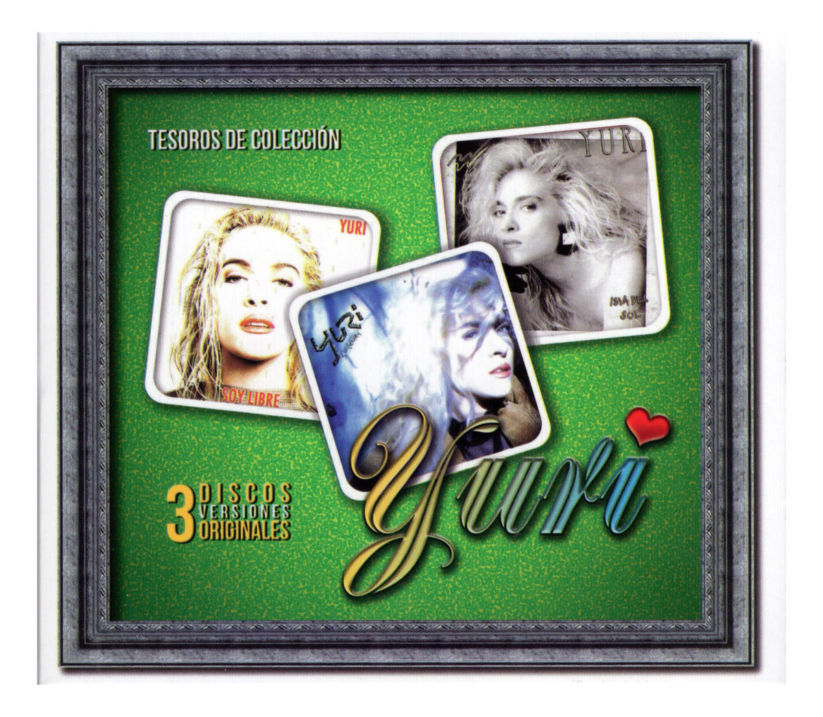 Yuri Tesoros De Colección 3 Discos Cd