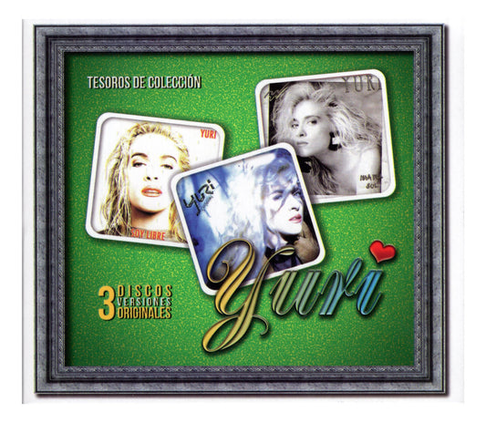 Yuri Tesoros De Colección 3 Discos Cd