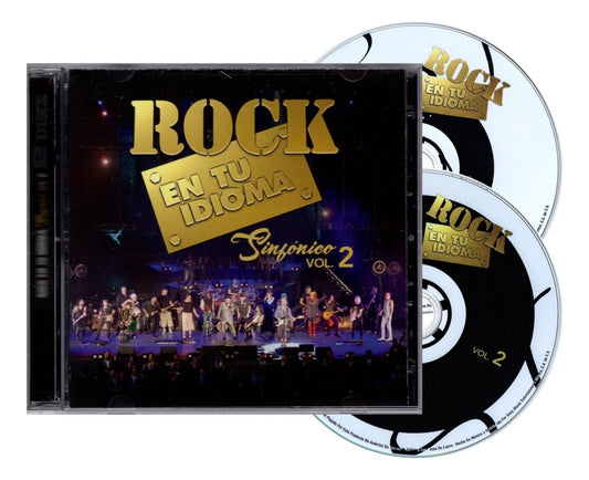 Rock En Tu Idioma Sinfonico Volumen 2 Dos - Disco Cd + Dvd
