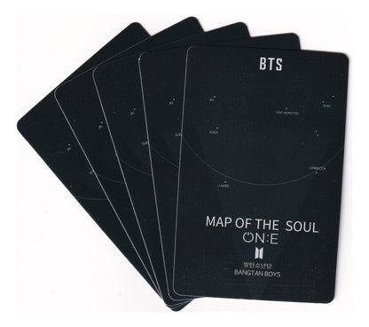 Bts Photocard Tarjetas Lomo Card [ Version A Elegir ] Black / 54 pcs / Map Of The Soul One
