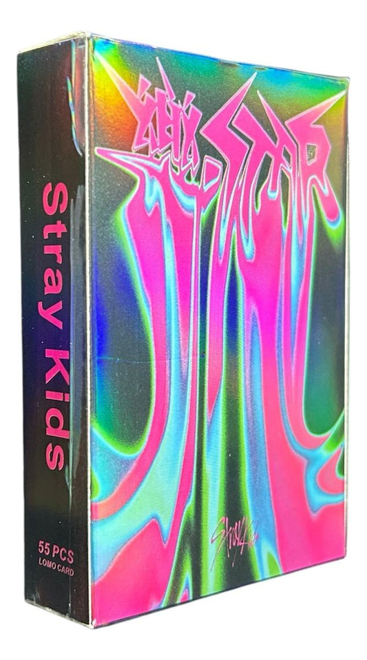 Stray Kids Photocard Tarjetas Lomo Card [ Version A Elegir ] Black / 55 pcs / Rock Star