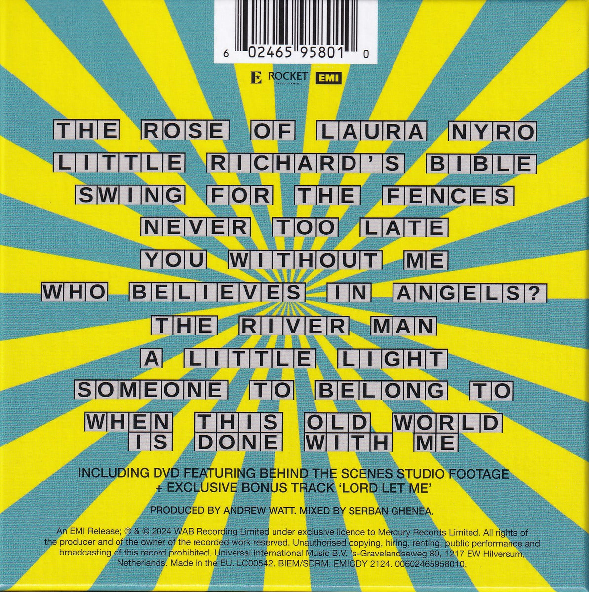 Elton John & Brandi Carlile Believes In Angels Box Cd + Dvd