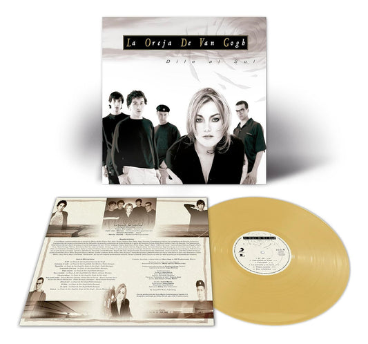 La Oreja De Van Gogh Dile Al Sol Gold Translucent Lp Vinyl