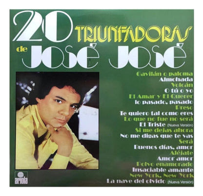 Jose Jose 20 Triunfadoras 2 Lp Vinyl