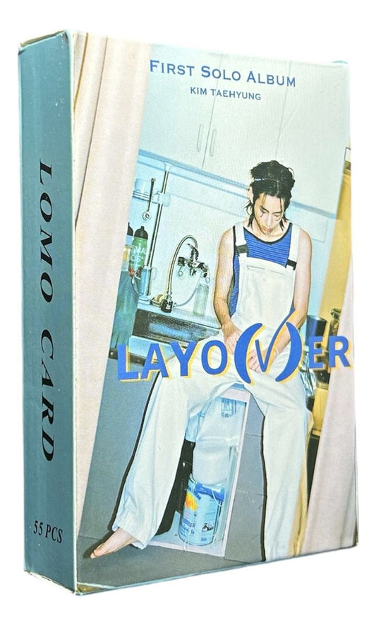 V ( Bts ) Photocard Tarjetas Lomo Card [ Version A Elegir ] Blue / 55 pcs / First Album layover