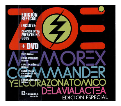 Zoe Memo Rex Commander Y El Corazon Atomico Disco Cd + Dvd