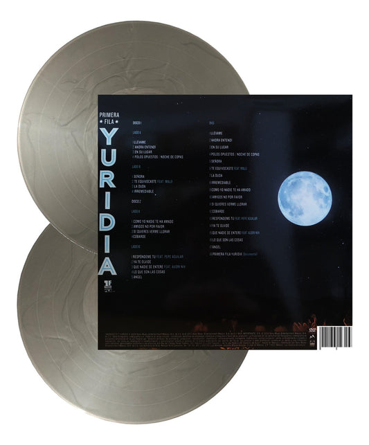 Yuridia Primera Fila Gris Gray 2 Lp Vinyl