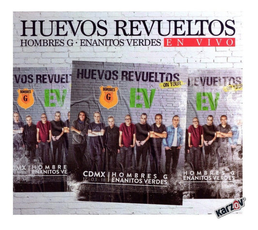 Hombres G & Enanitos Verdes Huevos Revueltos En Vivo 2cd+dvd