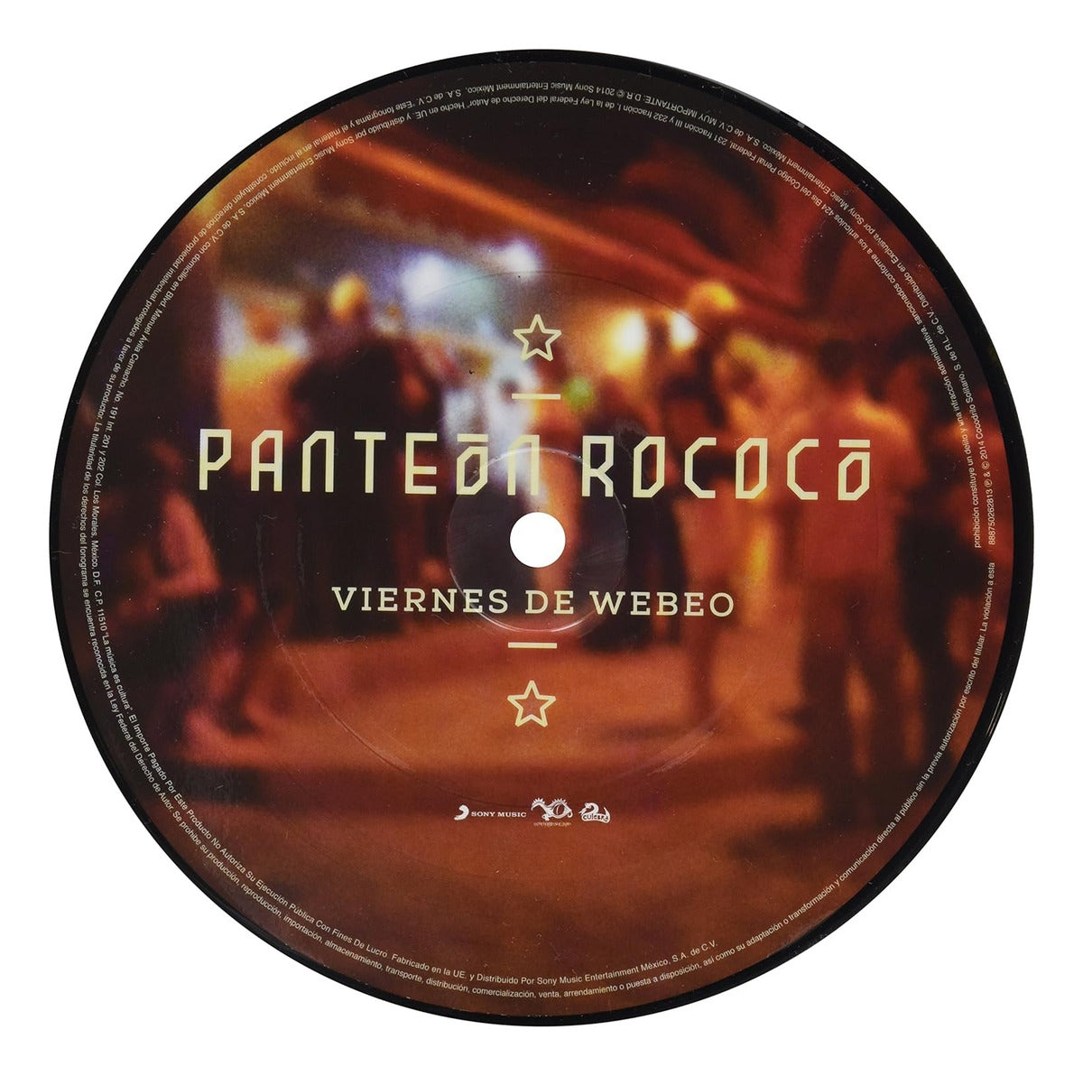 Panteon Rococo Viernes De Webeo Picture Lp Vinyl 7 Pulgadas