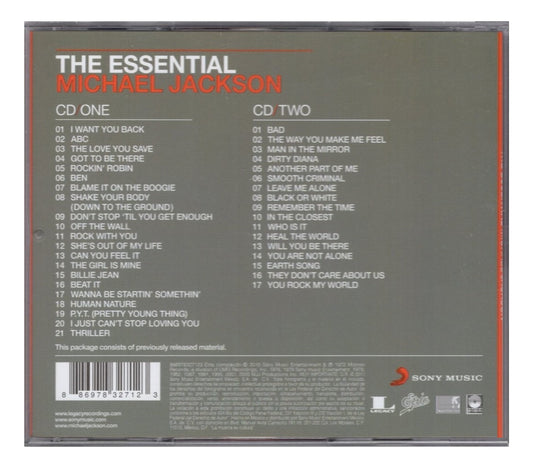 Michael Jackson - The Essential - 2 Discos Cd (21 Canciones)
