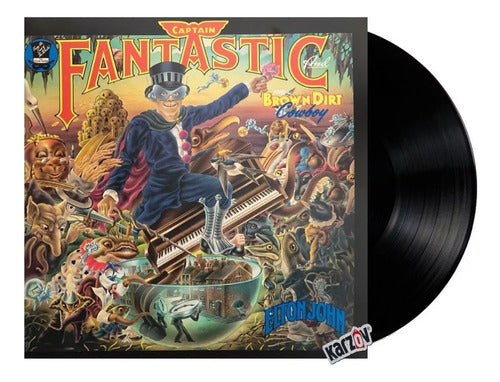 Elton John Captain Fantastic & Brown Dirt Cowboy Lp Vinyl