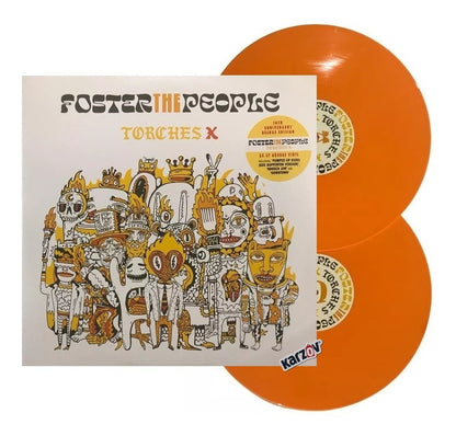 Foster The People Torches X Deluxe 2 Lp Vinyl Naranja