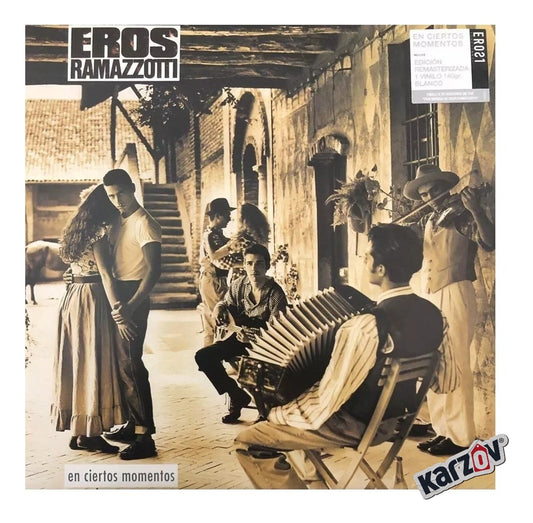 Eros Ramazzotti  En Ciertos Momentos Lp Vinyl Blanco
