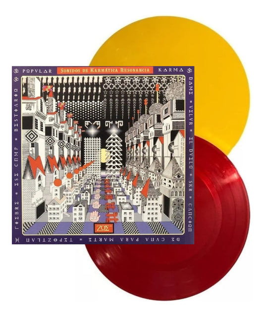 Zoe Sonido De Karmatica Resonancia Red & Yellow 2 Lp Vinyl