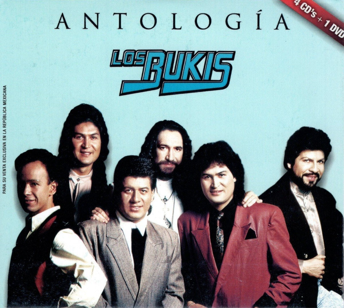 Los Bukis Antologia Box 4 Discos Cd + Dvd