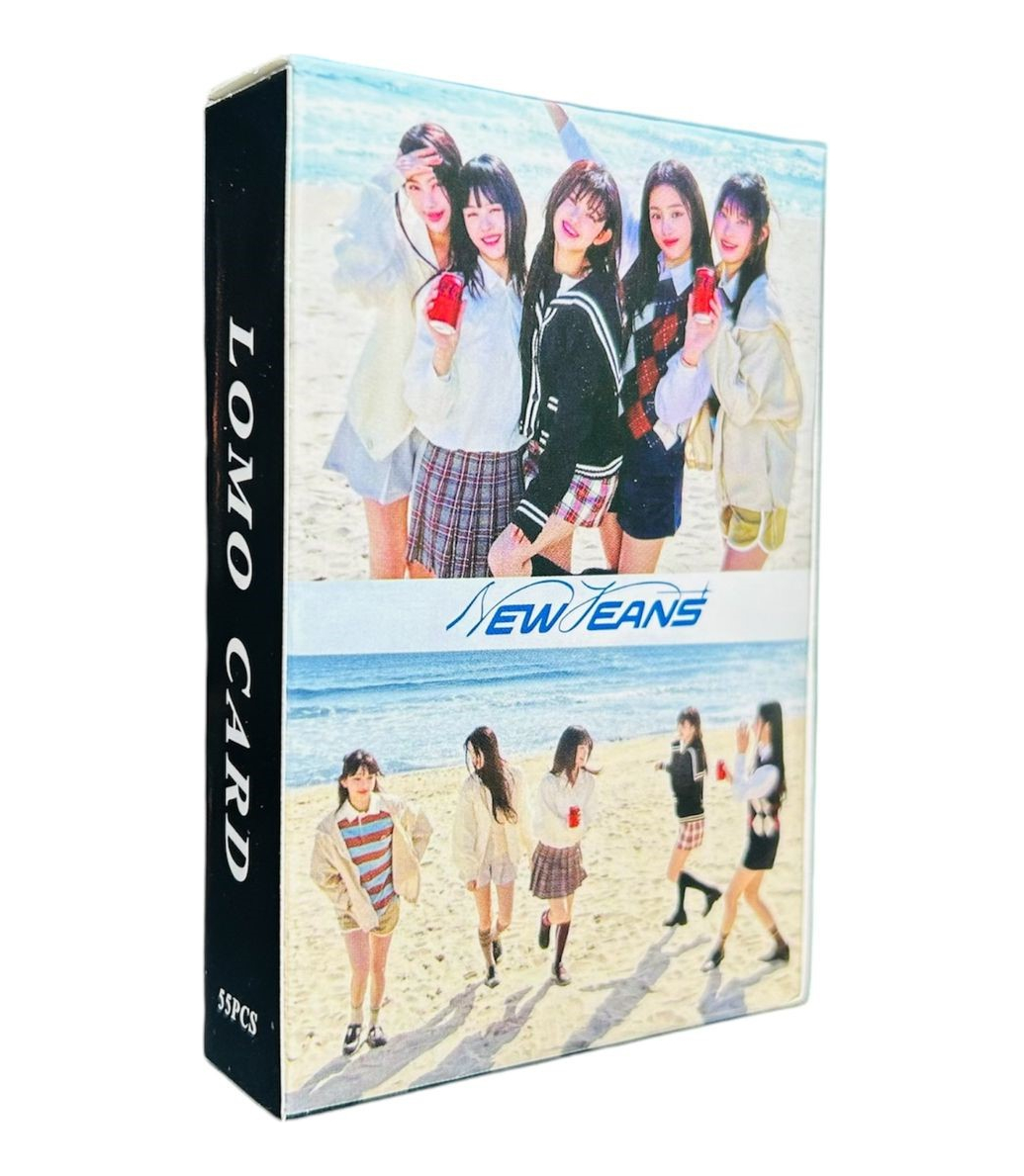New Jeans Photocard Tarjetas Lomo Card [ Version A Elegir ] Black / 55 pcs / Zero