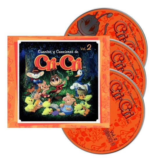 Cri-Cri Cuentos Y Canciones Vol. 2 / Boxset 3 Discos Cd