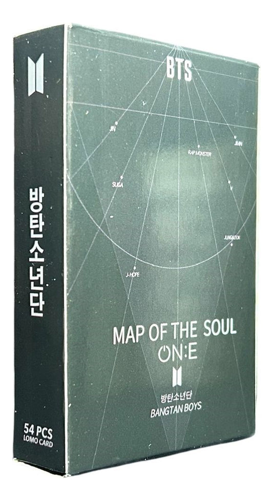 Bts Photocard Tarjetas Lomo Card [ Version A Elegir ] Black / 54 pcs / Map Of The Soul One