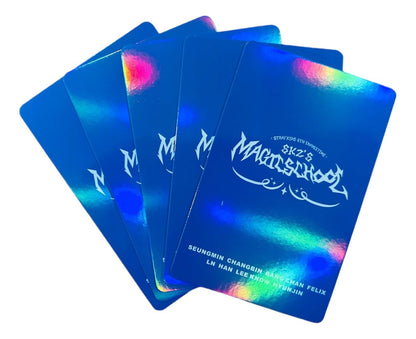 Stray Kids Photocard Tarjetas Lomo Card [ Version A Elegir ] - Purple / 55 pcs / Magic School