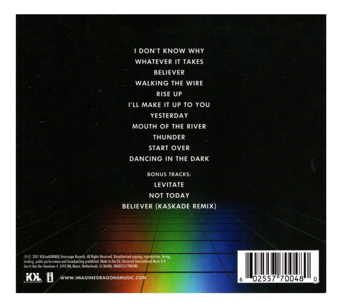 Imagine Dragons - Evolve -intl Deluxe - Disco Cd - Nuevo