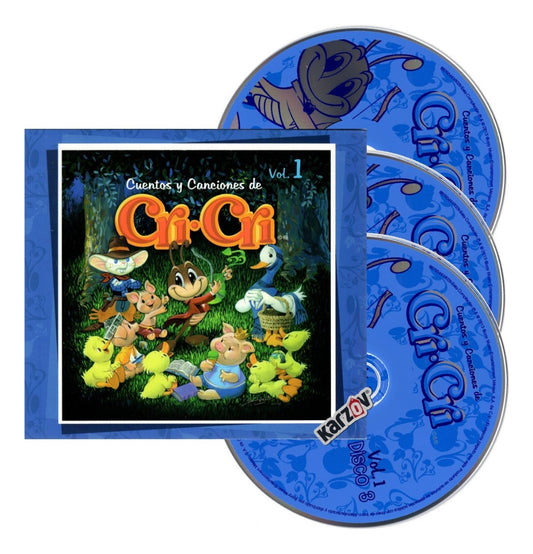 Cri-Cri Cuentos Y Canciones Vol. 1 / Boxset 3 Discos Cd
