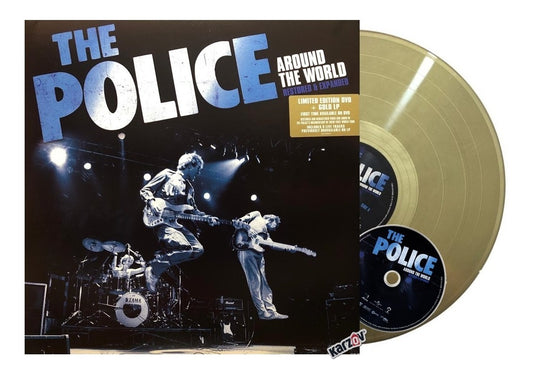 The Police Around World Restored & Expanded Dvd + Gold Vinyl