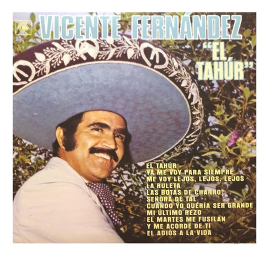 Vicente Fernandez El Tahur Lp Vinyl