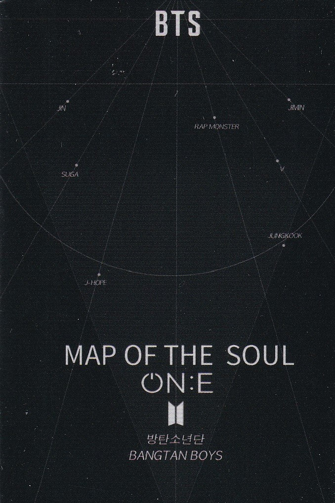 Bts Photocard Tarjetas Lomo Card [ Version A Elegir ] Black / 54 pcs / Map Of The Soul One