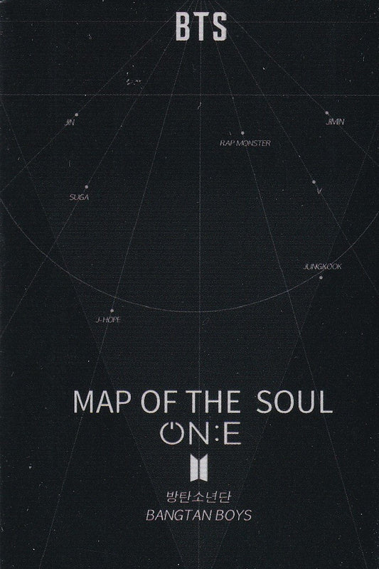 Bts Photocard Tarjetas Lomo Card [ Version A Elegir ] Black / 54 pcs / Map Of The Soul One