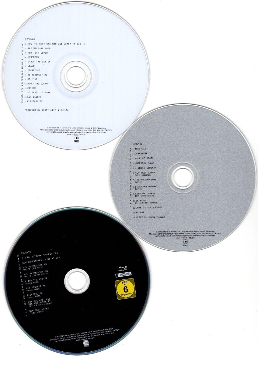 R.e.m. New Adventures In Hi-fi / Deluxe 2 Cd + Blu-ray