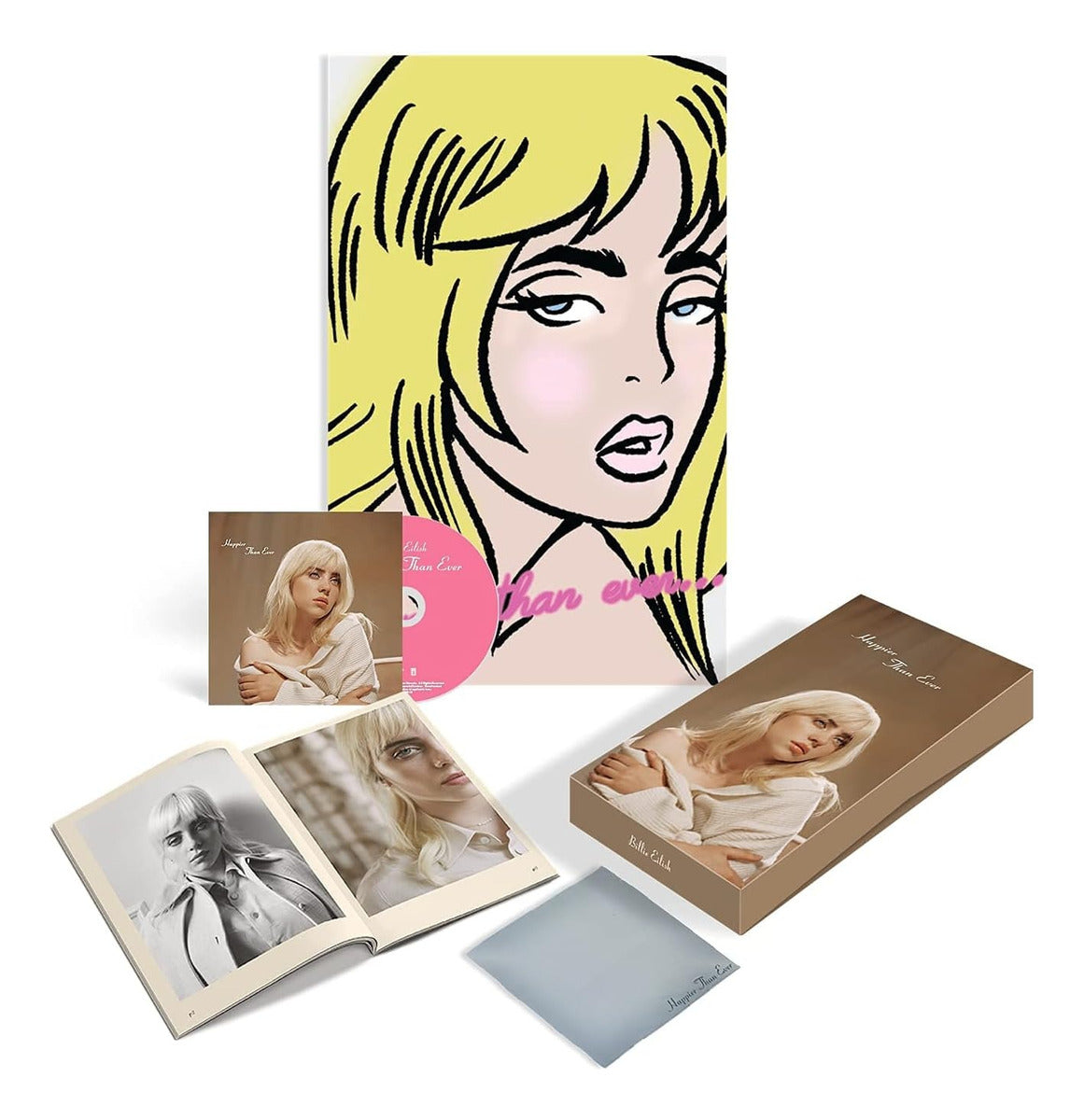 Billie Eilish - Happier Than Ever / Box Exclusivo - Disco Cd Edición Limitada