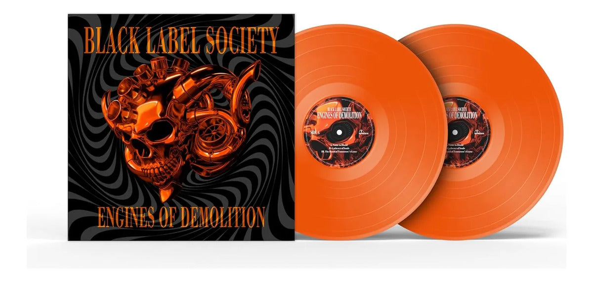 Black Label Society Engines Of Demolition Doble Orange Vinyl