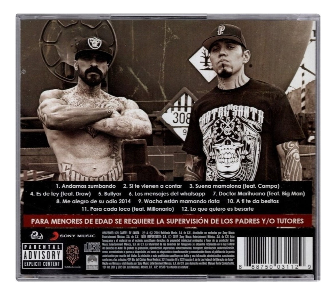 Cartel De Santa Golpe Avisa Disco Cd