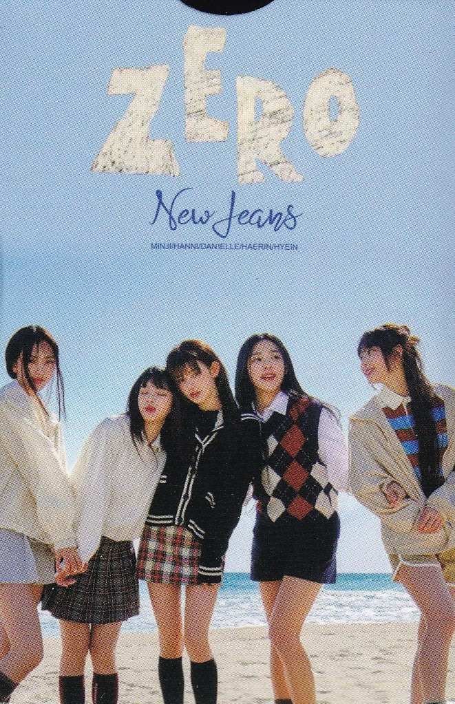 New Jeans Photocard Tarjetas Lomo Card [ Version A Elegir ] Black / 55 pcs / Zero