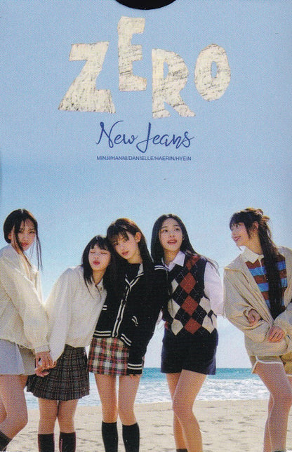 New Jeans Photocard Tarjetas Lomo Card [ Version A Elegir ] Black / 55 pcs / Zero