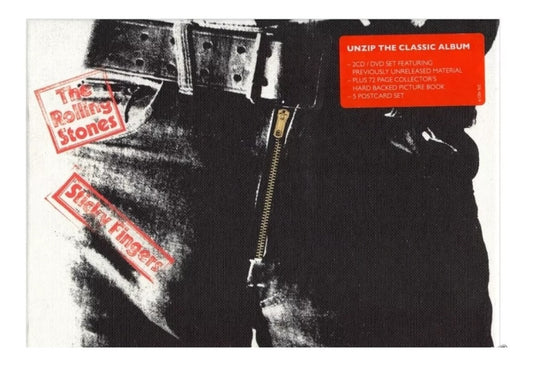 The Rolling Stones Sticky Fingers Deluxe Box 2 Cd + Dvd