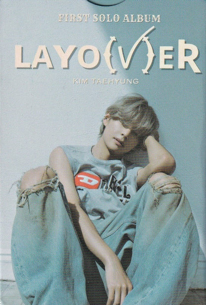 V ( Bts ) Photocard Tarjetas Lomo Card [ Version A Elegir ] Blue / 55 pcs / First Album layover
