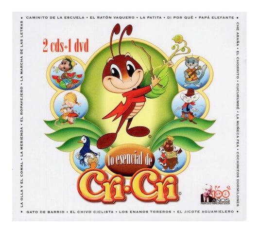 Cri-Cri Lo Esencial 2 Discos Cd + Dvd