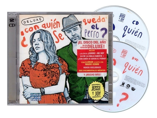 Jesse & Joy ¿Con Quien Se Queda El Perro? / Deluxe Disco Cd + Dvd