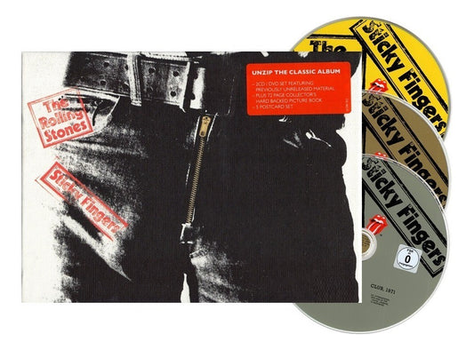 The Rolling Stones Sticky Fingers Deluxe Box 2 Cd + Dvd